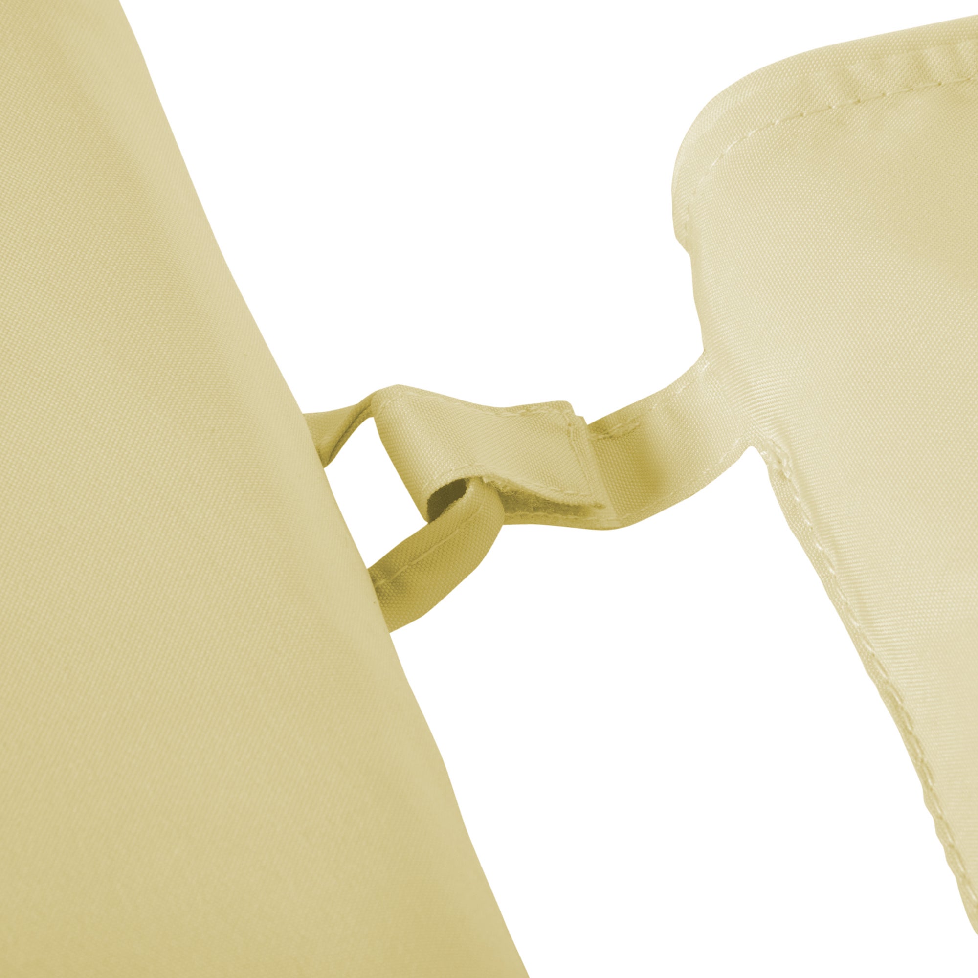 Garden Sun Lounger Cushion 198x53x5cm Cream White