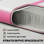 Inflatable Gymnastics Mat 2.05m with Electric Pump and Carry Bag