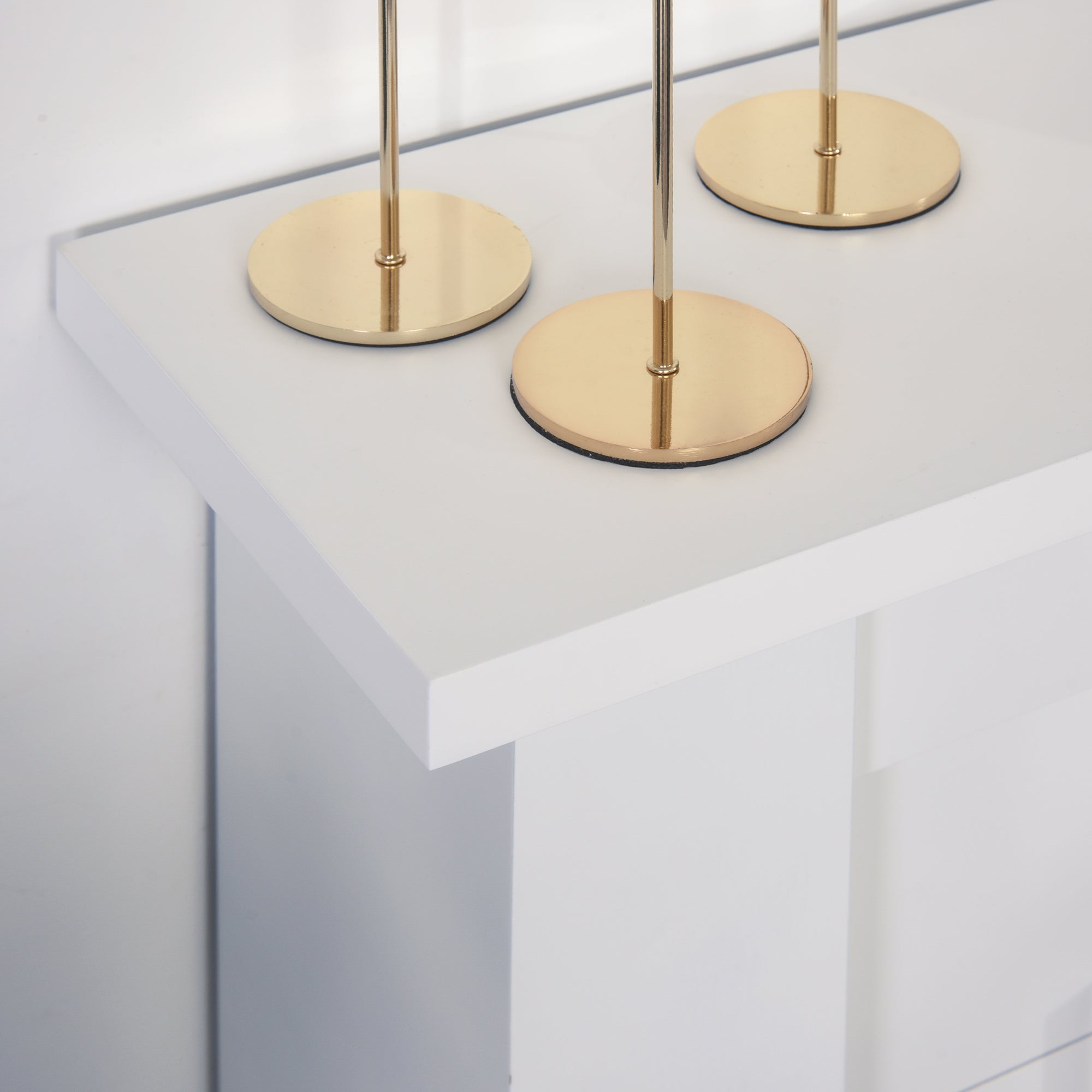 1000W and 2000W Electric Fireplace, 5-Level LED Flame Effect, Remote Control, White Tempered Glass, 102x30x95cm