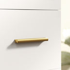 Under Sink Cabinet with U-Shaped Cutout, Cabinet with 3 Drawers, Soft-Close, 70x30x65 cm, White