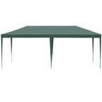 6x3m Garden Gazebo for Events with Removable Walls and Transparent Windows, Green