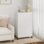 Folding Ironing Board with Storage, Space-Saving, White