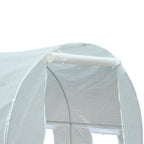 Outsunny Garden greenhouse tunnel for PI plants with iron, white, 350x200x200cm pipes - Borgè