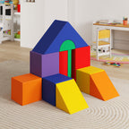 Soft Construction Set for Kids 1-3 Years Old with 11 Shapes, PU and EPE, Various Colors