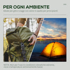2-Person Camping Tent with Carrying Bag, Hooks for Lamps and Storage Pockets, 210x210x135 cm