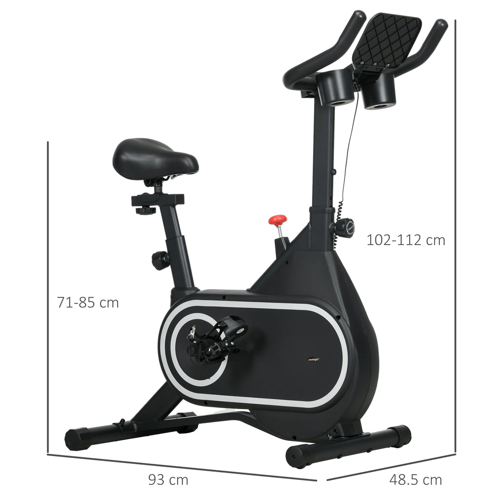 SportNow magnetic bike with 4kg flywheel, adjustable handlebar and saddle, 8 resistance levels - Borgè
