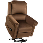 135° Reclining Lift Massage Chair with Remote Control, 88x92x106 cm, Dark Brown