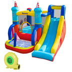 Inflatable Castle 4 in 1 Children 3-8 Years, Slide and Pool, 265x260x200cm - Borge' Group Limited