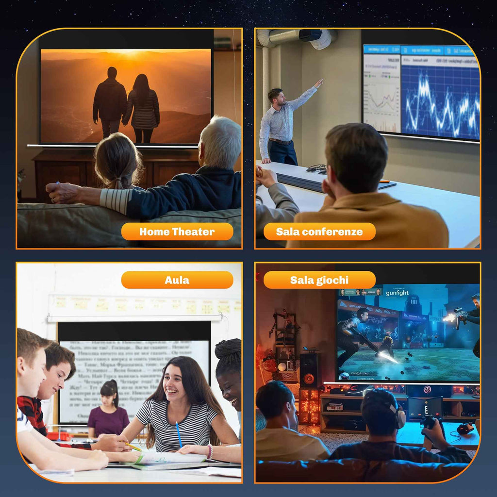 HOMCOM 84-Inch Projector Screen with Remote Control, PVC and Metal, 212 x 8 x 150 cm, White