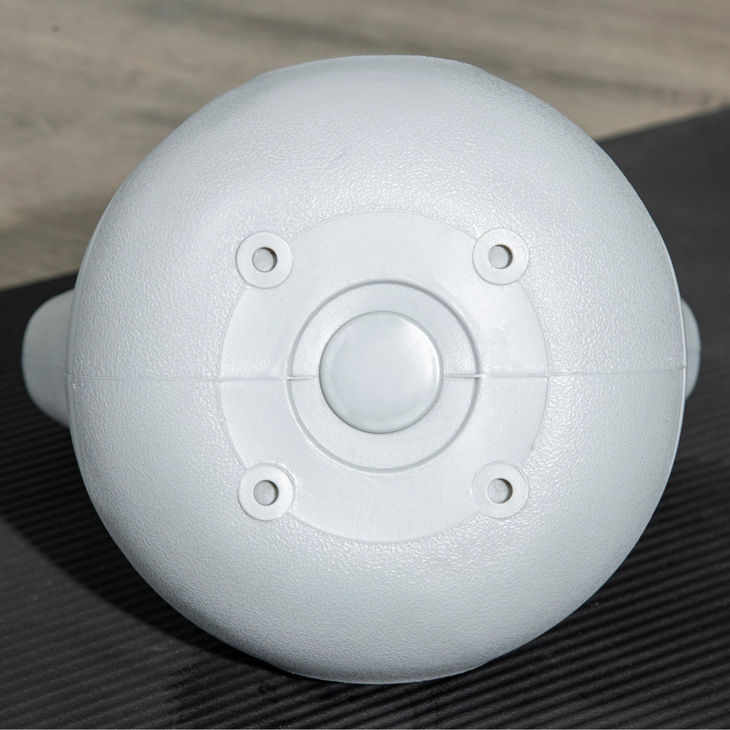 Kettlebell 8kg in PU and Sand with Flat Base and Handle for Deadlifts, Squats and Lifts, 18x10x20 cm, Pink - Borge' Group Limited