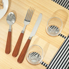 Picnic Basket for 4 People with Table and Corkscrew, Wicker, 51x33x25 cm, Light Brown