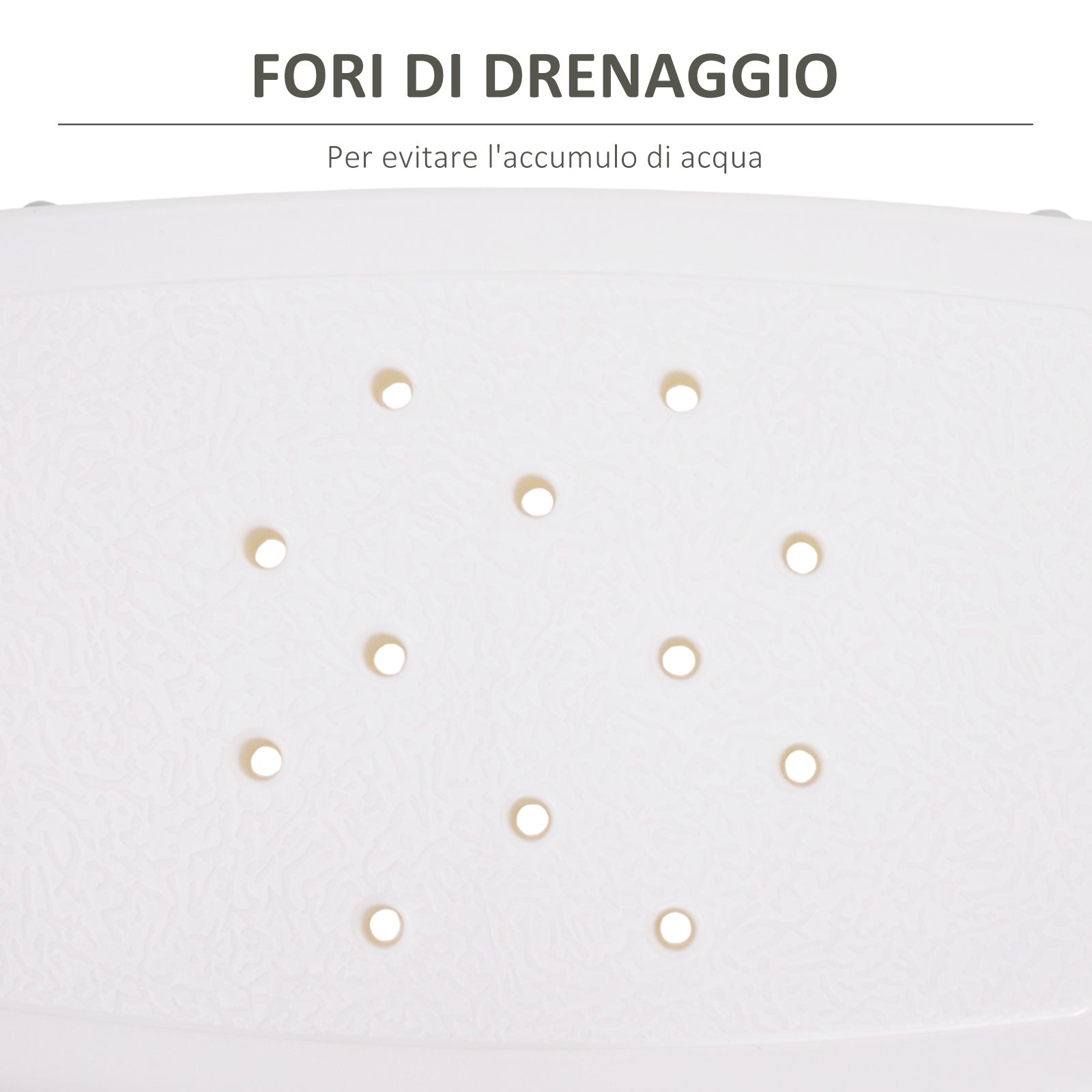 Shower Stool Seat Chair Bathroom, Non-Slip, Adjustable Height