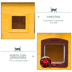 PawHut Kennel House for Pets in Fir Wood 70 x 51.5 x 60cm - Borgè