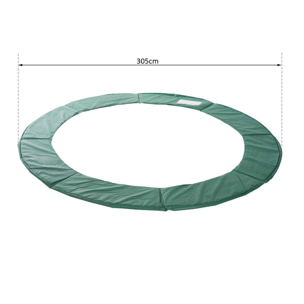 Homcom Trampoline Protective Cover, Green, Ø305cm
