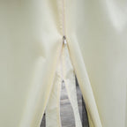 Outsunny 4x3m Garden Gazebo with Mosquito Net and Curtains, Double Roof and Anti-UV Coating, Cream