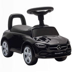 AIYAPLAY Mercedes Benz Licensed Ride-On Toy Car with Horn and Storage Space, 65x28x39 cm, Black