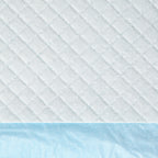 Set of 100 6-Layer Non-Woven, Paper, and PE Dog Toilet Pads, 45x60 cm, Blue and White