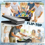 Outsunny 76L Refrigerator Cart with Shelf, Bottle Opener and Cap Collector, in Plastic and Steel, 91x39x84.5 cm, Black