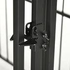 Kennel Playpen for Small and Medium Dogs, Chickens and Ducks with Roof, 122x122x138 cm