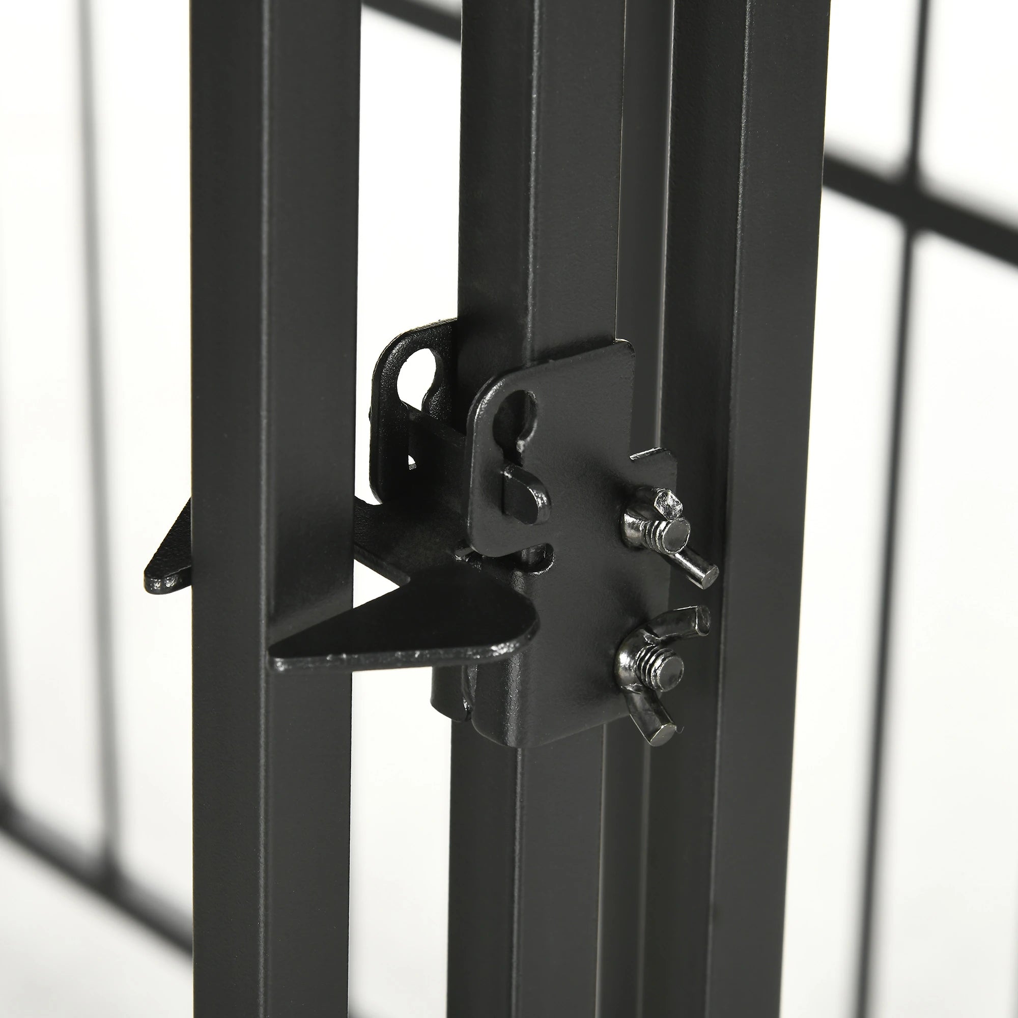 Kennel Playpen for Small and Medium Dogs, Chickens and Ducks with Roof, 122x122x138 cm