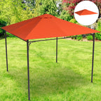 Outsunny 3x3m Orange Replacement Roof for Garden Gazebo in Polyester with Ventilation Holes