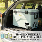 Outsunny 42.5L Portable Compressor Refrigerator with App Control, -20? to 20?