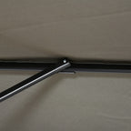 2.5x2.5m Hand Crank Garden Umbrella with 360° Rotation and Adjustable Parasol, Light Grey