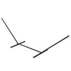 Hammock Frame Max. Support 120 Kg Metal 360x92x112cm