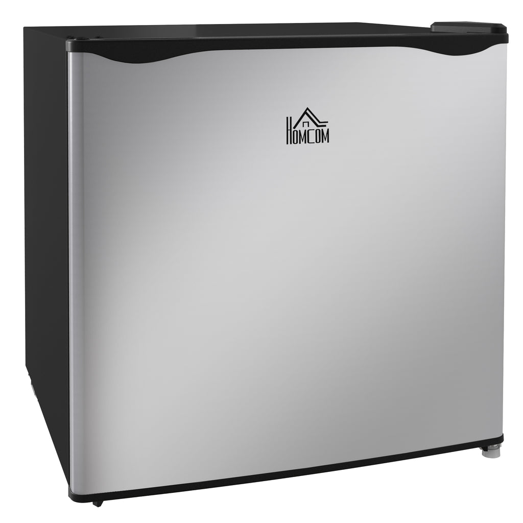 Portable Fridge 35L with Removable Shelf and Adjustable Temperature, 47x44.2x48.8 cm, Silver