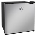 Portable Fridge 35L with Removable Shelf and Adjustable Temperature, 47x44.2x48.8 cm, Silver