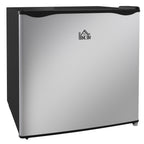 Portable Fridge 35L with Removable Shelf and Adjustable Temperature, 47x44.2x48.8 cm, Silver