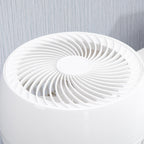 3-Speed Table Fan, 70° Oscillation and 90° Tilt, 27x27x34cm, Black and White