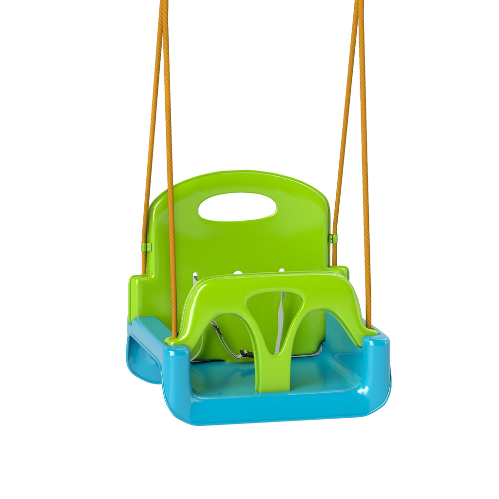 Outsunny Children's Swing 3-in-1 Garden Swing 42x33x120-180 cm Green