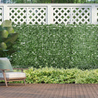 Outsunny Rollable and Waterproof Artificial Hedge, in Silk and PE, 300x100 cm, Dark Green
