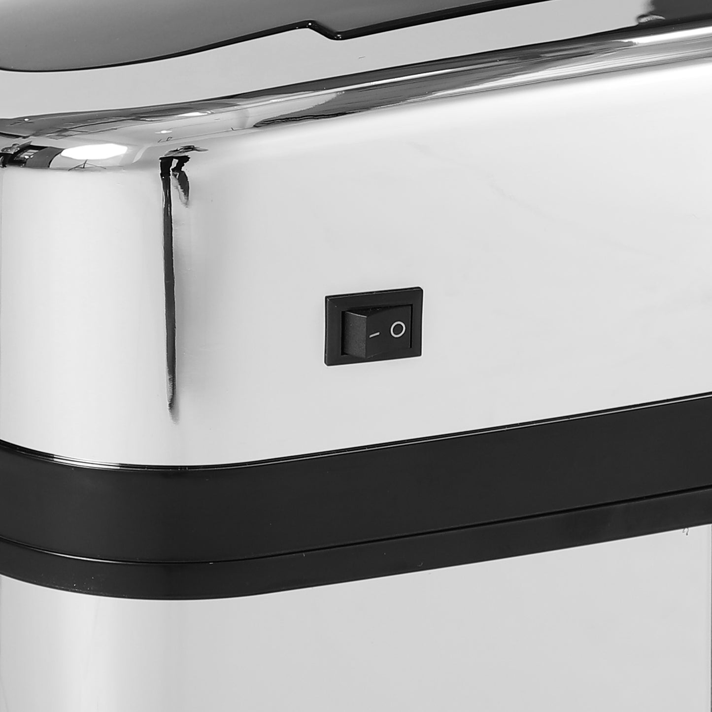 HOMCOM Elegant stainless steel waste bin with electronic opening sensor 30L - Borgè