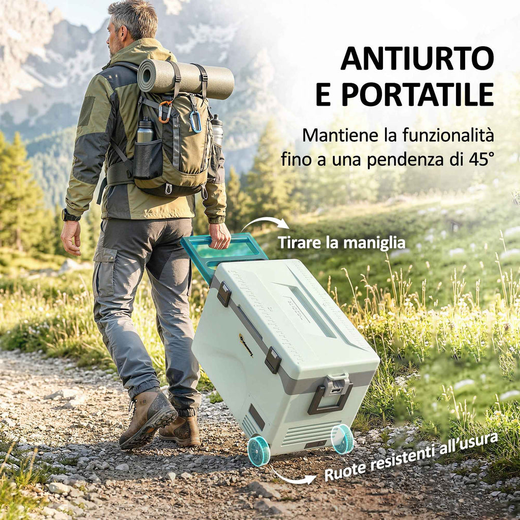 Outsunny 42.5L Portable Compressor Refrigerator with App Control, -20? to 20?