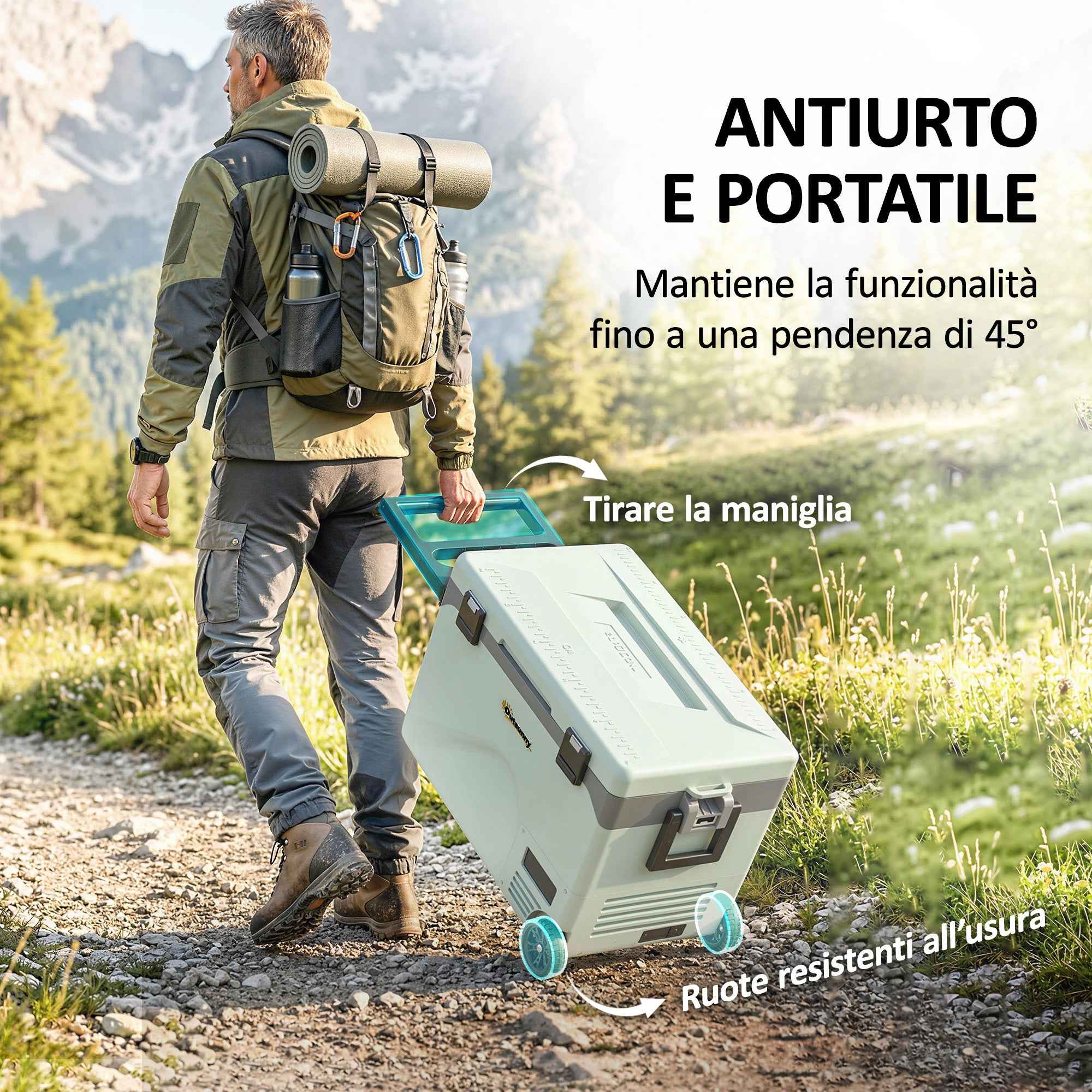Outsunny 42.5L Portable Compressor Refrigerator with App Control, -20? to 20?