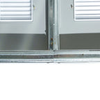 Garden Shed with 2 Sliding Doors and 4 Air Vents in Steel, 340x386x200cm, Green - Borge' Group Limited