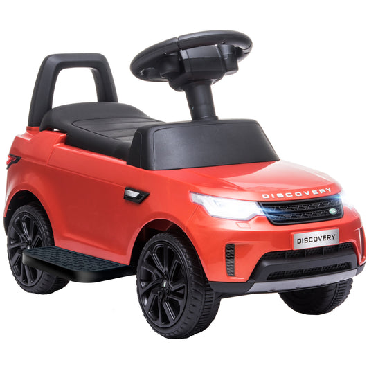 Land Rover Licensed 6V Kids Ride-On Car, Electric and Push Operation, Speed 3km/h, Red