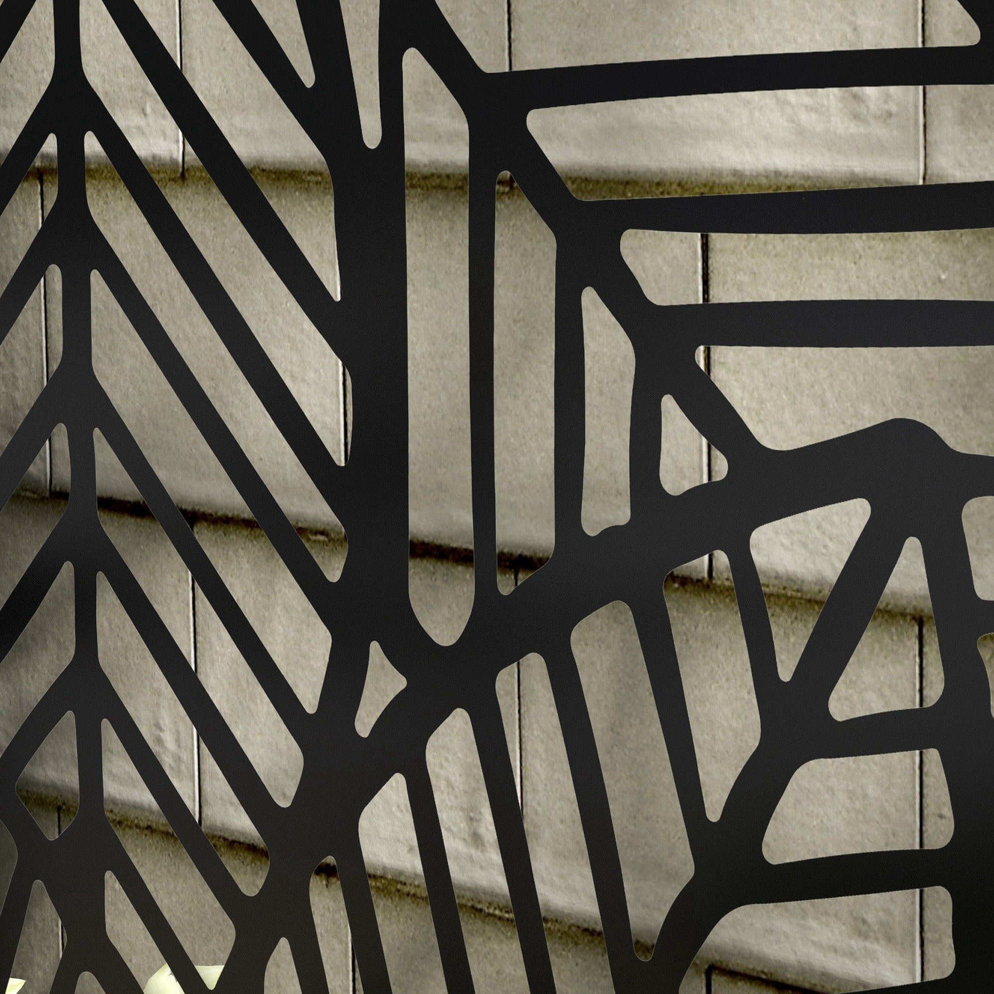 Outsunny Raised Planter with Decorative Trellis for Climbing Plants on the Ground and Wall in Metal, 61x23x113 cm, Black