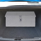 2 kg Tool Box with Key Lock, in Aluminum Sheet, 50x15.5x20.5 cm, Silver