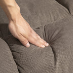 Lift Massage Reclining Chair with 2 Pockets and Remote Control, 93x104x105 cm, Light Brown 5