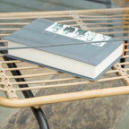 4-piece garden set in PE rattan and metal with sofa, 2 chairs and coffee table, Beige