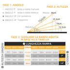 Folding and Non-Slip Aluminum Wheelchair Ramp, 152x73cm, 272kg Capacity