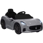 12V Maserati Gran Turismo Folgore Children's Car with Remote Control, Age 3-5 Years, Grey