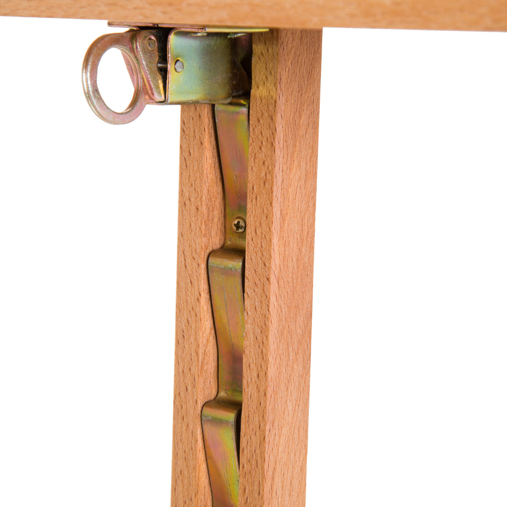 Tripod Easel with Adjustable Canvas Holder, Beech Wood, 65x68x174-230 cm