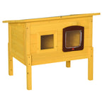 PawHut Kennel House for Pets in Fir Wood 70 x 51.5 x 60cm - Borgè