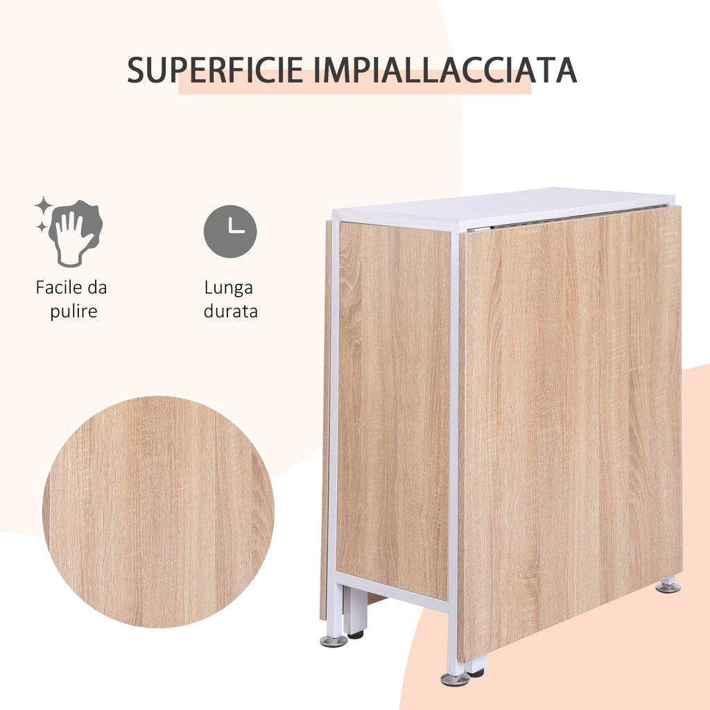 Homcom Multipurpose Table Folding Design With 4 Discartments 169 × 60 × 75cm - Borgè