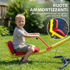 Swing Seesaw 360° Rotating 253x96x75 cm Multicolor