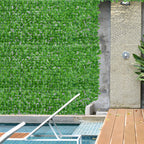 Artificial Hedge Roll for Balcony and Garden in Green PE 300x150cm